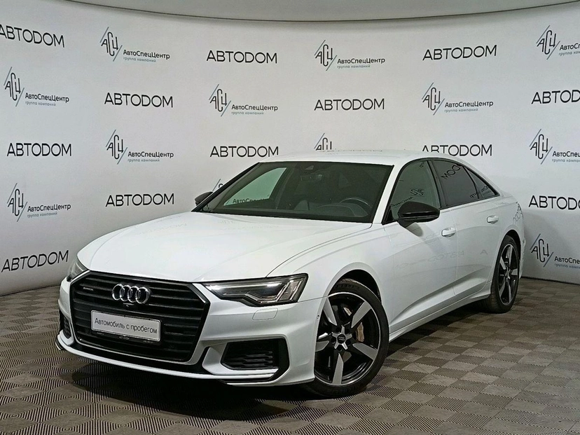Автомобиль Audi A6 V поколение (C8) 3.0 AMT 4WD (340 л.с.) Sport Белый 2018 с пробегом 94 937 км