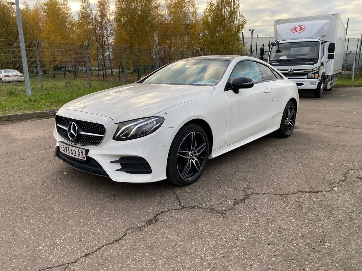 Автомобиль Mercedes-Benz E-Класс V (W213/S213/C238) [рестайлинг] 200 2.0 AT 4Matic (197 л.с.) Sport Белый 2020 с пробегом 55 595 км