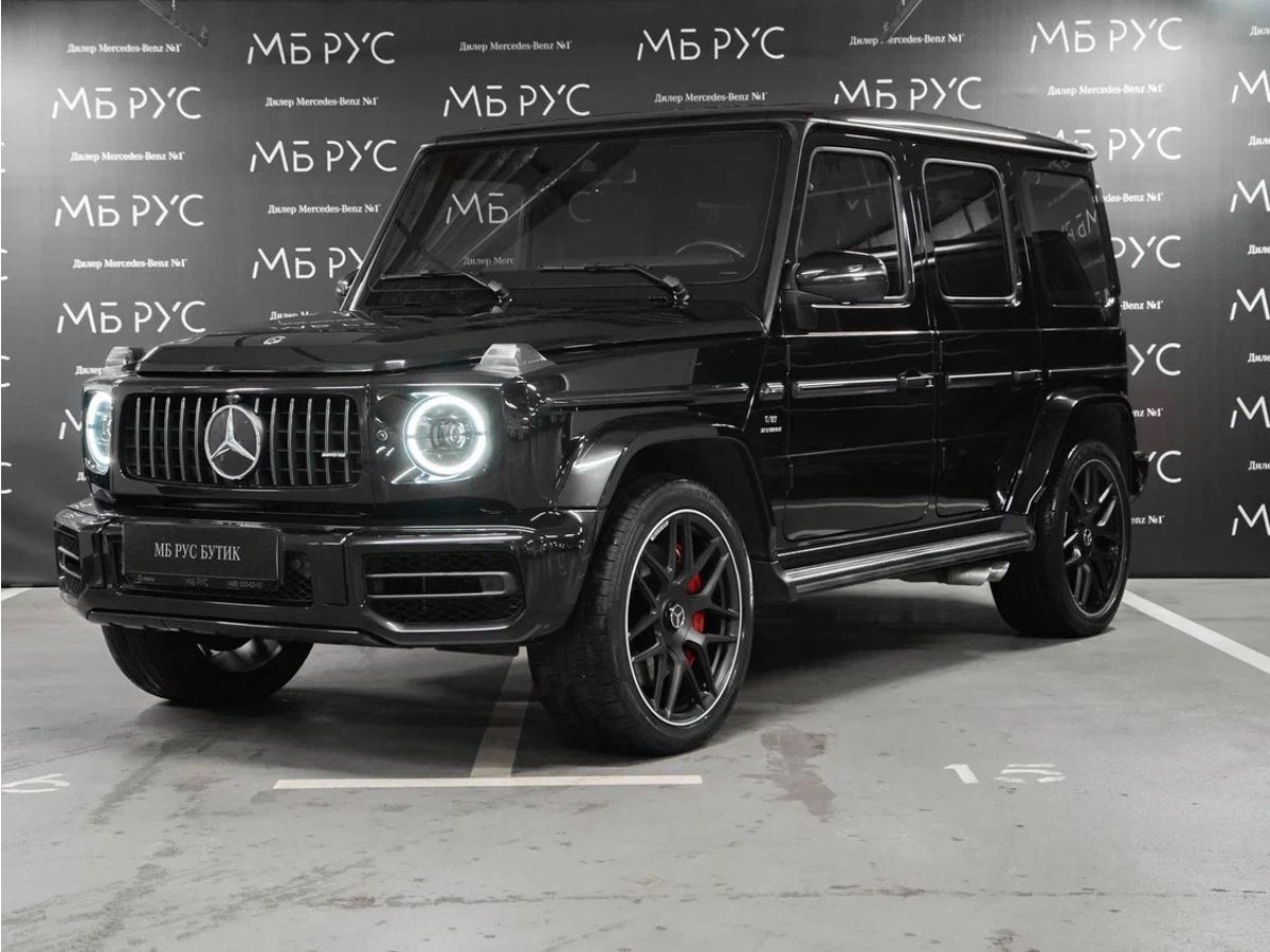 Mercedes-Benz G-Класс AMG II поколение (W463) 63 AMG 4.0 AT 4Matic (585 л.с.) AMG Чёрный 2022 с пробегом 77 707 км
