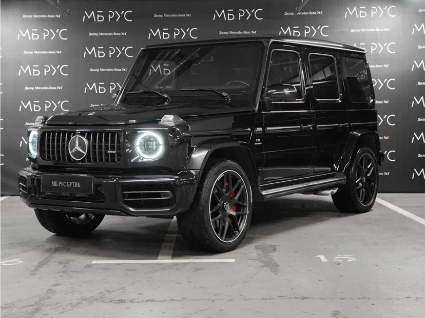 Mercedes-Benz G-Класс AMG II поколение (W463) 63 AMG 4.0 AT 4Matic (585 л.с.) AMG Чёрный 2022 с пробегом 77 707 км