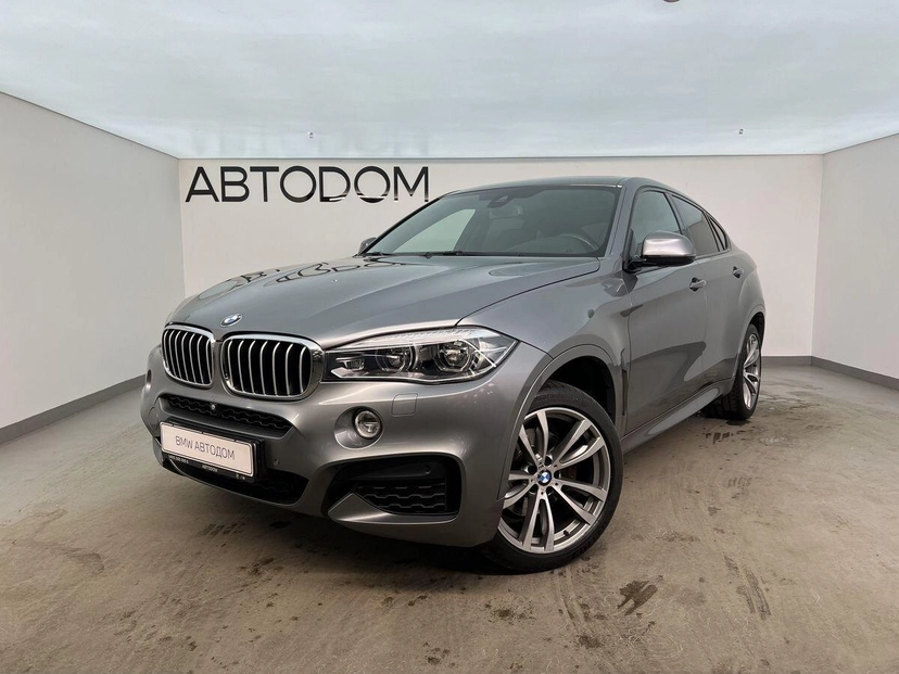 Автомобиль BMW X6 II поколение (F16) 3.0d AT 4WD (313 л.с.) M Sport Серый 2016 с пробегом 107 700 км