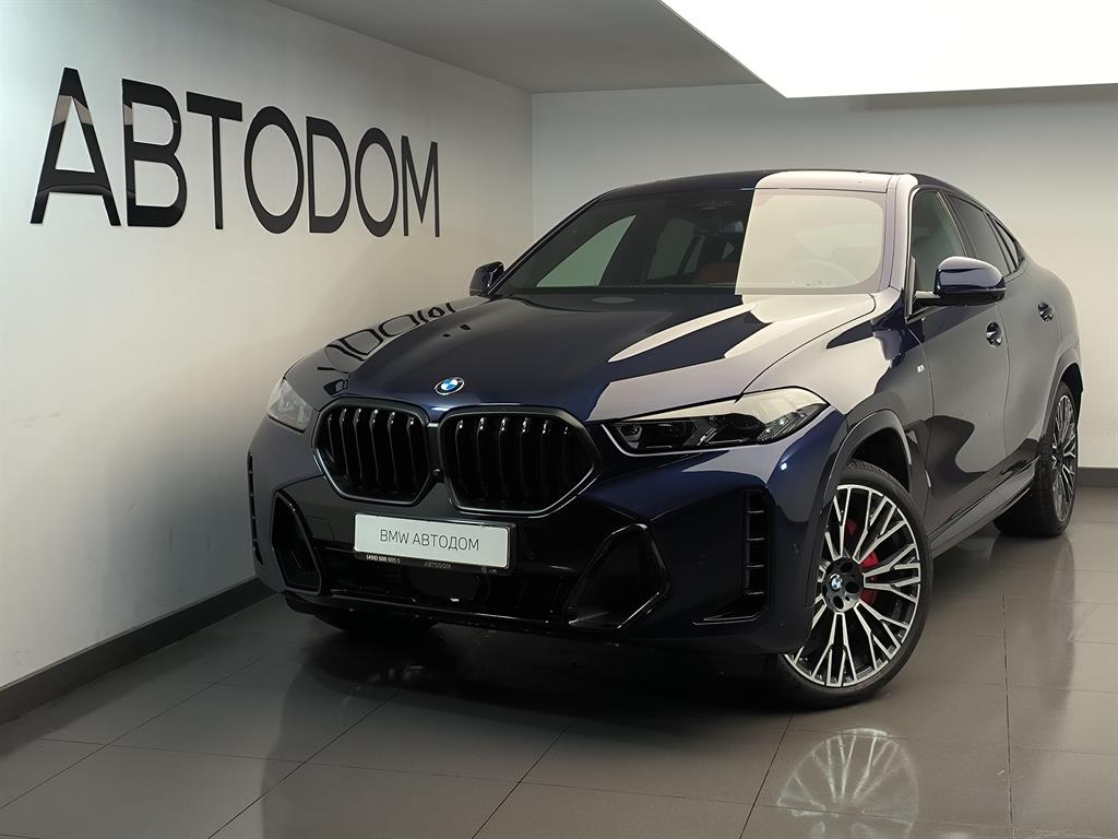 Автомобиль BMW X6 III (G06) [рестайлинг] 3.0d AT 4WD (286 л.с.) xDrive30d Синий 2025 