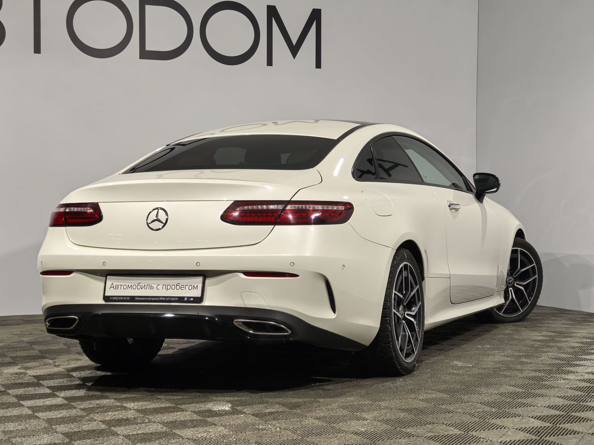 Автомобиль Mercedes-Benz E-Класс V (W213/S213/C238) [рестайлинг] 200 2.0 AT 4Matic (197 л.с.) Sport Белый 2021 с пробегом 31 951 км