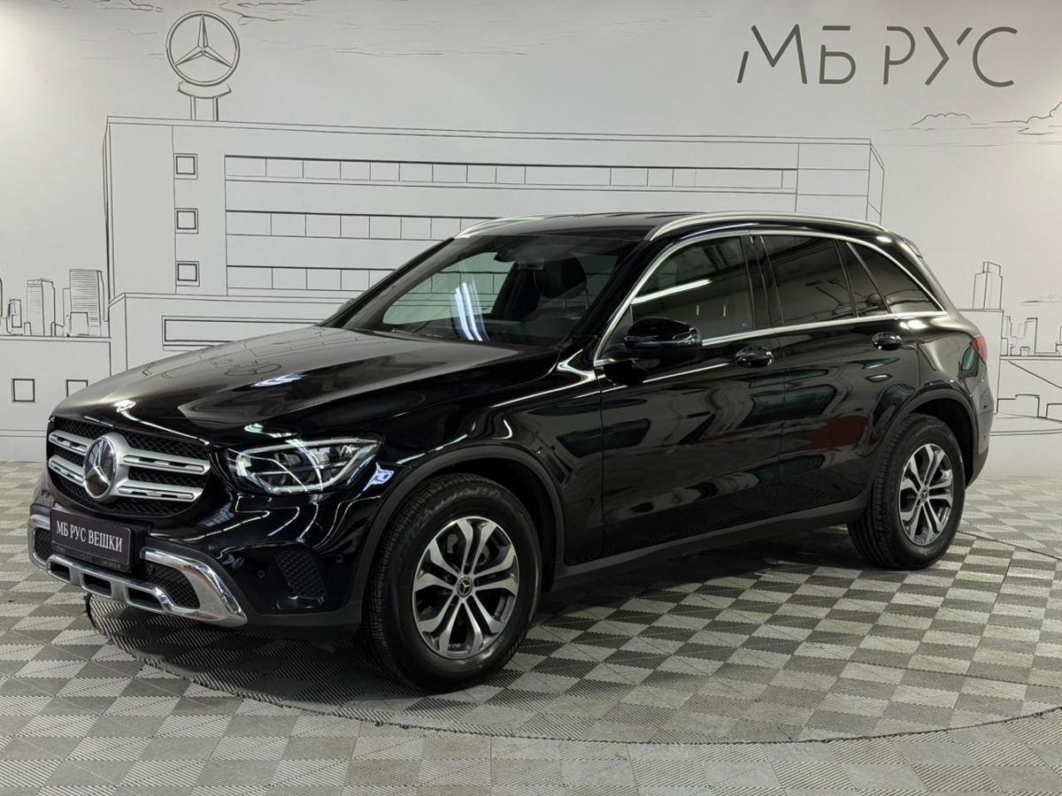 Автомобиль Mercedes-Benz GLC I (X253) [рестайлинг] 220 2.0d AT 4Matic (194 л.с.) Premium Чёрный 2022 с пробегом 16 402 км