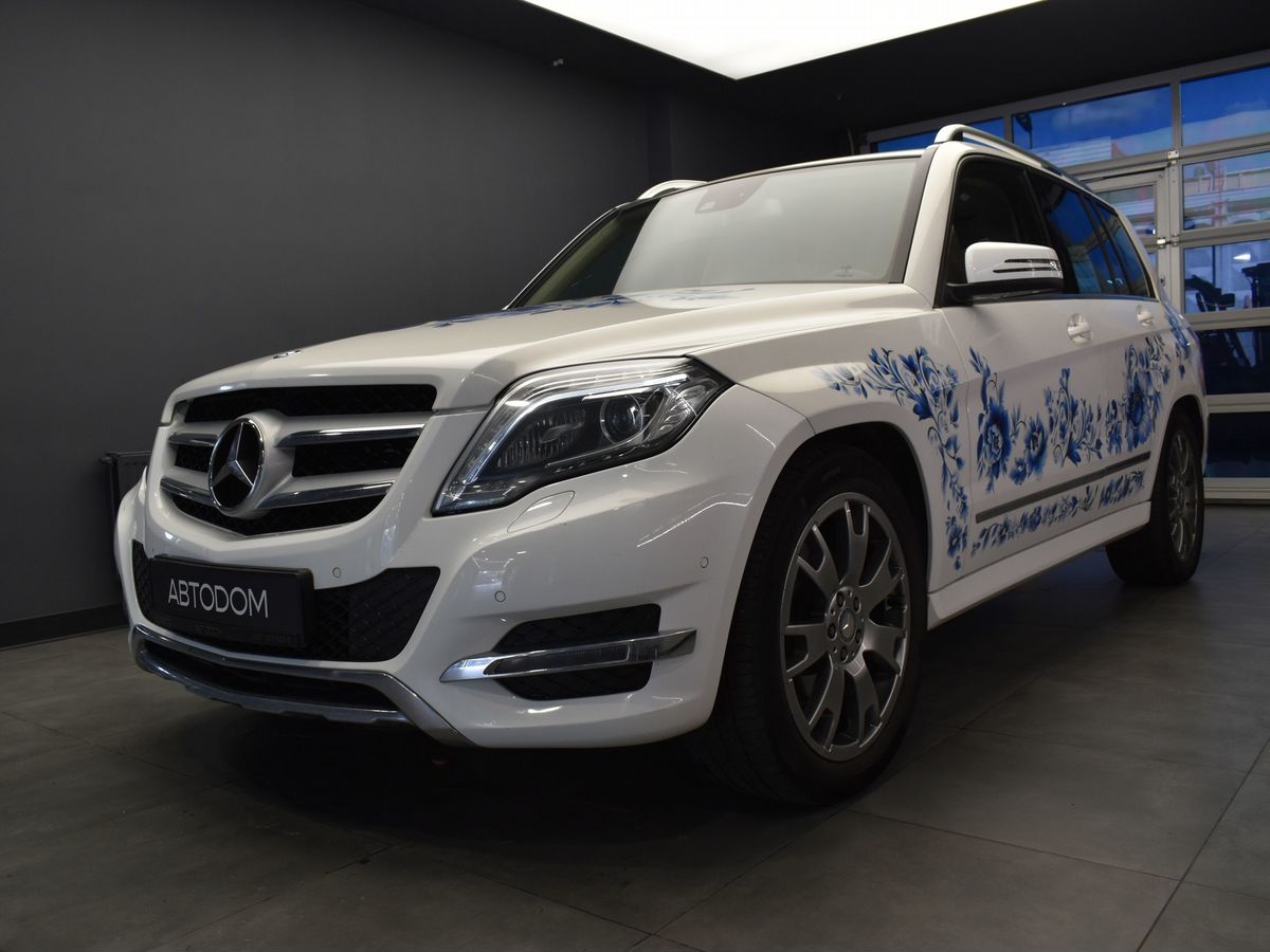 Mercedes-Benz GLK I (X204) [рестайлинг] 250 2.0 AT 4Matic (211 л.с.) Base Белый 2015 с пробегом 146 843 км