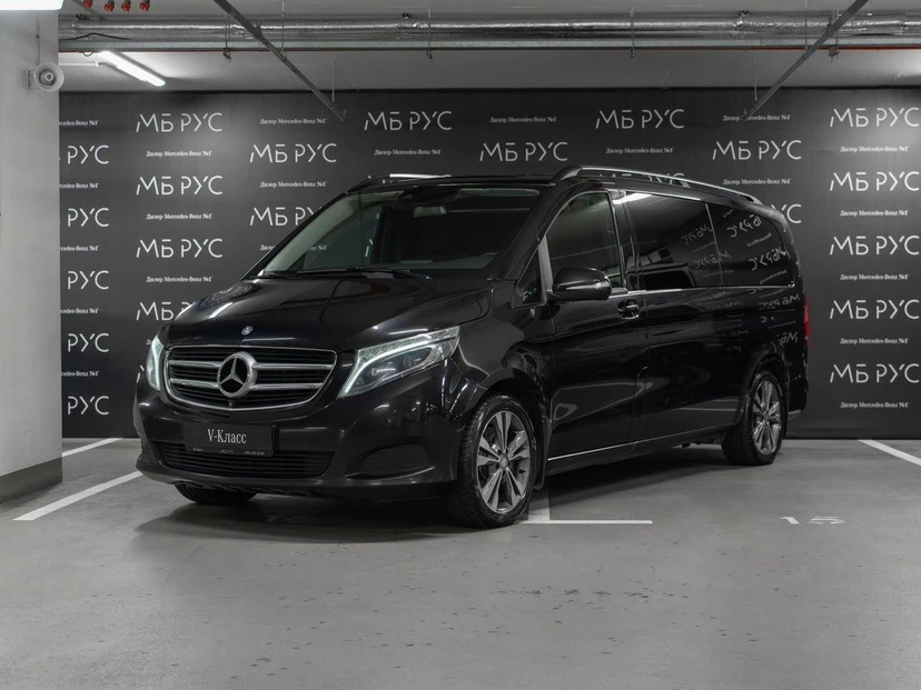 Mercedes-Benz V-Класс II поколение (W447) 250 2.1d AT 4Matic Extra Long (190 л.с.) Base Чёрный 2015 с пробегом 93 368 км