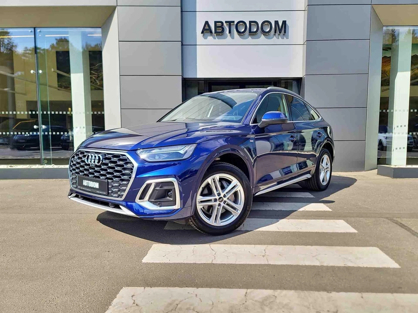 Автомобиль Audi Q5 Sportback I поколение (FY) 2.0d AMT 4WD (204 л.с.) Base Синий 2022
