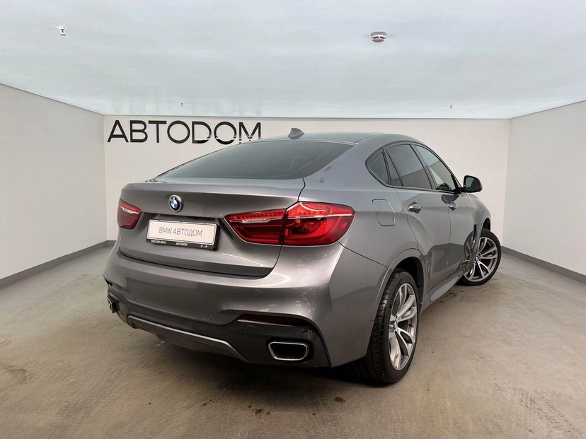 Автомобиль BMW X6 II поколение (F16) 3.0d AT 4WD (313 л.с.) M Sport Серый 2016 с пробегом 107 700 км
