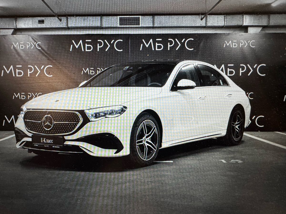 Автомобиль Mercedes-Benz E-Класс VI поколение (W214/S214) 2.0 AT 4Matic (258 л.с.) AMG Line Белый 2024 с пробегом 4 980 км
