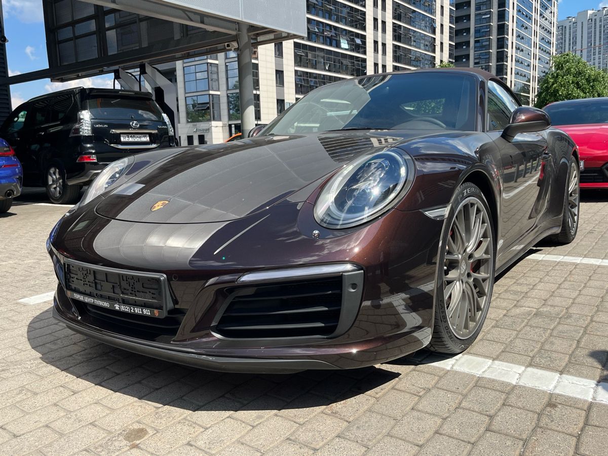 Porsche 911 VII (991) [рестайлинг] Carrera 4S 3.0 AMT 4WD (420 л.с.) Carrera 4S Коричневый 2017 с пробегом 6 000 км