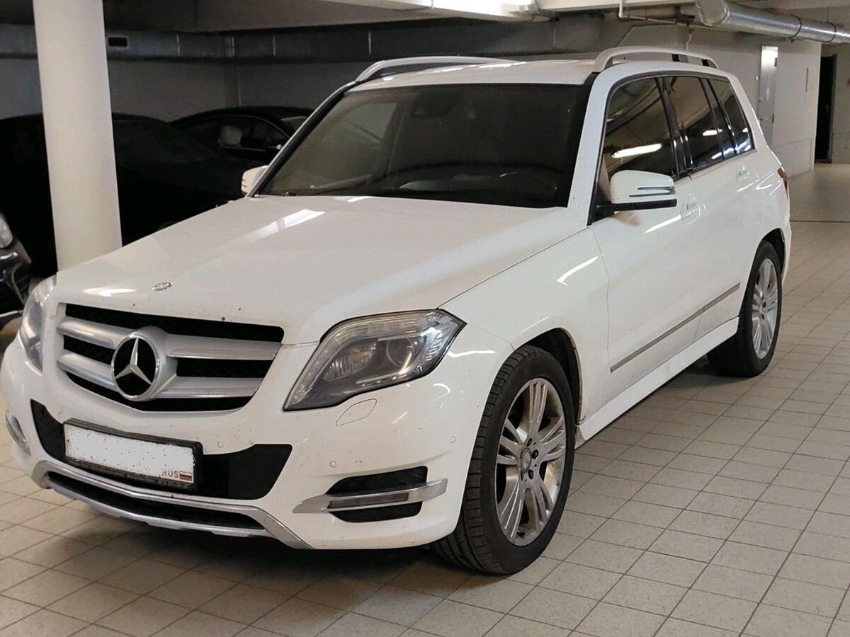 Mercedes-Benz GLK I (X204) [рестайлинг] 220 2.1d AT 4Matic (170 л.с.) Особая серия Белый 2014 с пробегом 211 362 км