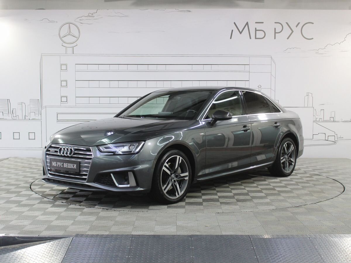 Audi A4 V поколение (B9) 2.0d AMT 4WD (190 л.с.) Sport Серый 2019 с пробегом 126 194 км
