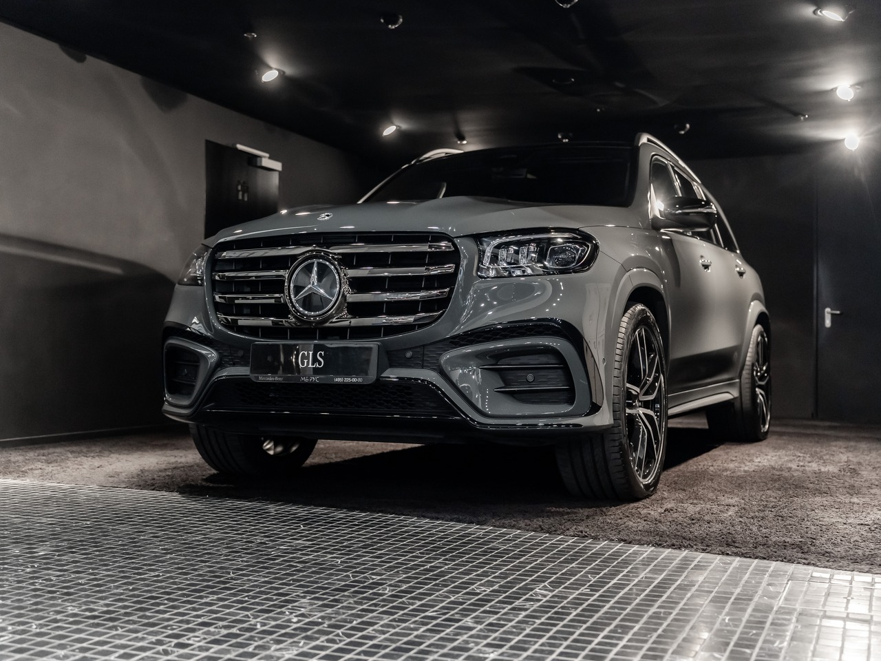 Автомобиль Mercedes-Benz GLS II (X167) [рестайлинг] 450 3.0d AT 4Matic (367 л.с.) Base Серый 2025 