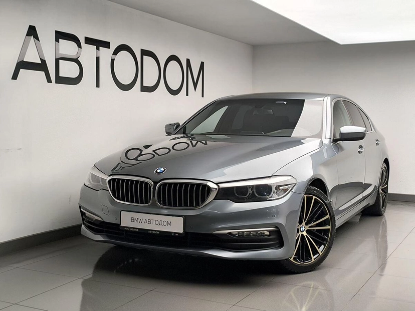Автомобиль BMW 5 серии VII поколение (G30/G31) 520 2.0 AT (184 л.с.) Business Серый 2018 с пробегом 83 351 км