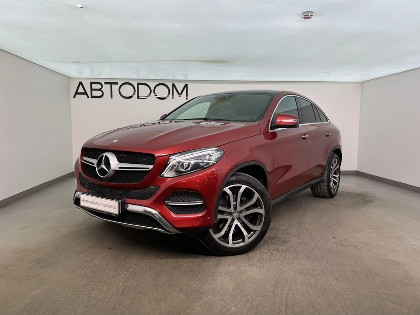 Mercedes-Benz GLE coupe I поколение (C292) 400 3.0 AT 4Matic (333 л.с.) Особая серия Красный 2015 с пробегом 122 972 км