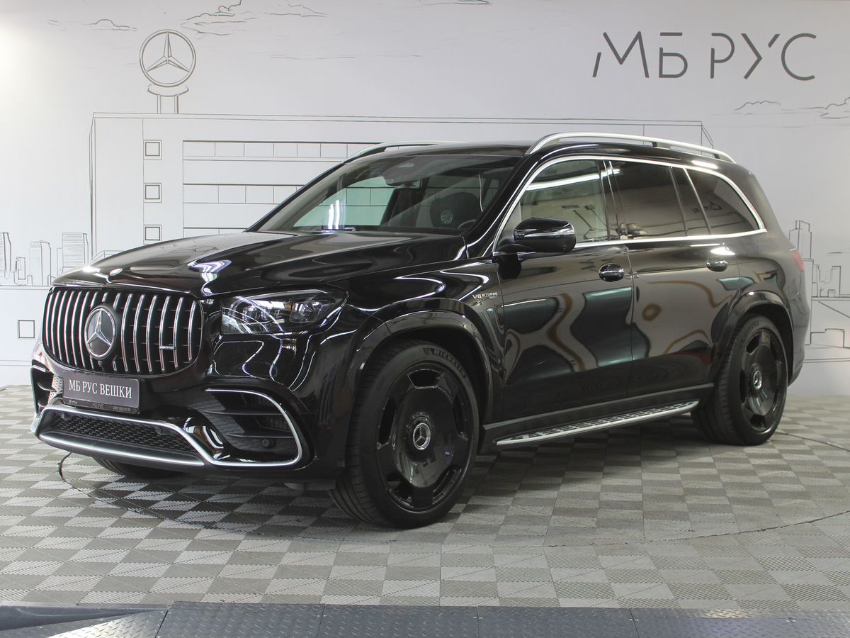 Mercedes-Benz GLS AMG II (X167) [рестайлинг] 4.0 AMT 4WD (612 л.с.) Base Чёрный 2024 с пробегом 31 991 км