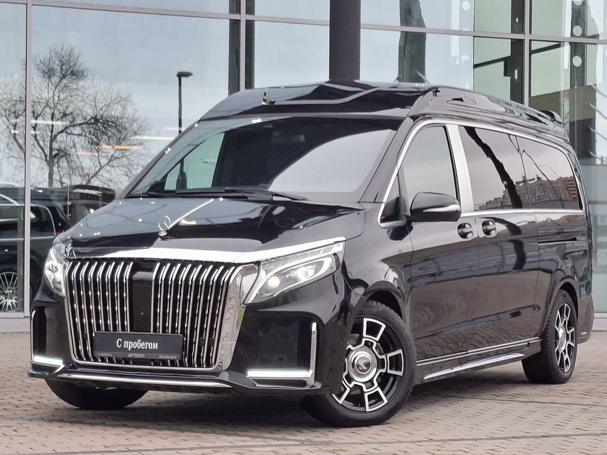 Mercedes-Benz V-Класс II (W447) [рестайлинг] 2.0 AT Extra Long (211 л.с.) Luxury Чёрный 2021 с пробегом 29 296 км