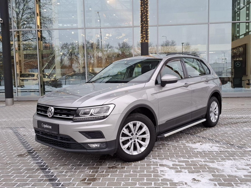 Автомобиль Volkswagen Tiguan II поколение 1.4 AMT 4WD (150 л.с.) Connect Серый 2020 с пробегом 59 300 км