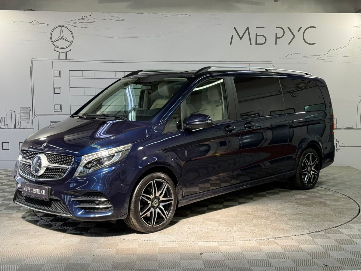 Mercedes-Benz V-Класс II поколение (W447) 250 2.1d AT 4Matic Extra Long (190 л.с.) Collection Синий 2019 с пробегом 23 510 км