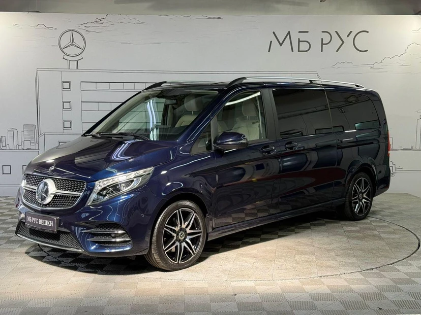 Mercedes-Benz V-Класс II поколение (W447) 250 2.1d AT 4Matic Extra Long (190 л.с.) Collection Синий 2019 с пробегом 23 510 км