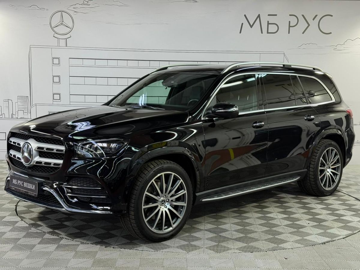 Mercedes-Benz GLS II поколение (X167) 400 2.9d AT 4Matic (330 л.с.) Premium Чёрный 2021 с пробегом 20 850 км