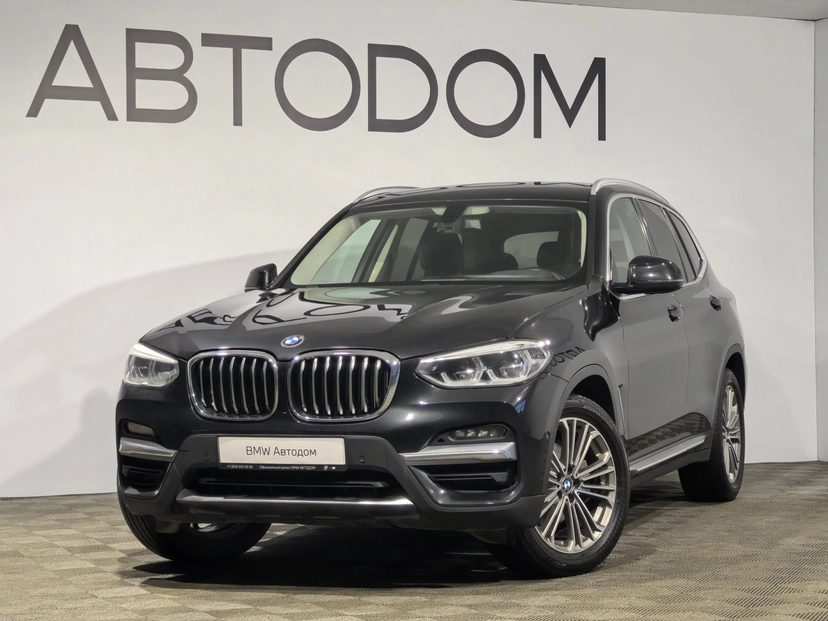 Автомобиль BMW X3 III поколение (G01) 2.0 AT 4WD (184 л.с.) Luxury Чёрный 2019 с пробегом 104 806 км