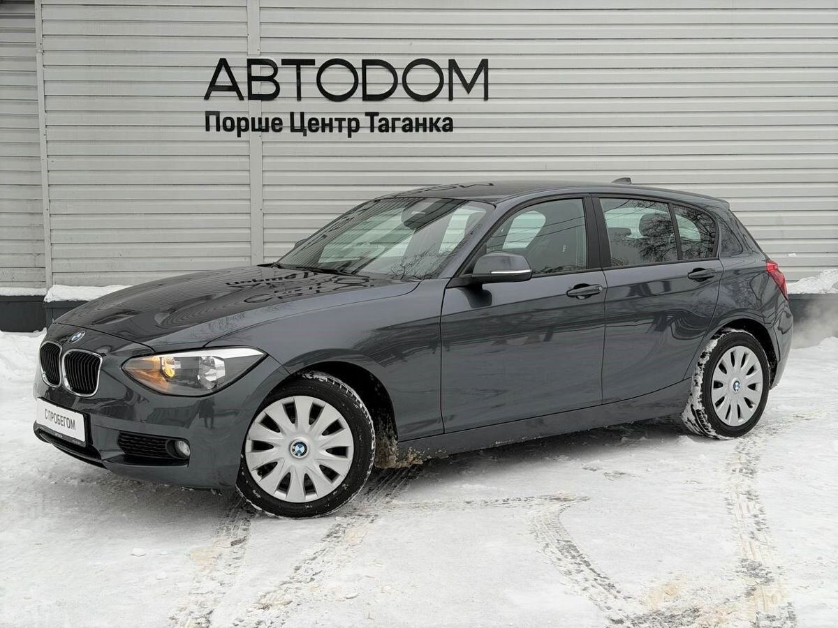 Автомобиль BMW 1 серии II поколение (F20/F21) 116 1.6 AT (136 л.с.) Base Серый 2012 с пробегом 112 594 км