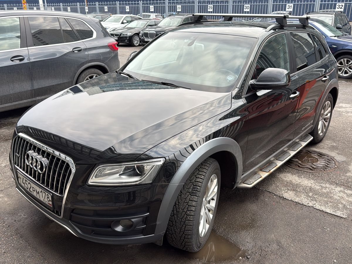 Автомобиль Audi Q5 I (8R) [рестайлинг] 2.0d AMT 4WD (177 л.с.) Base Чёрный 2015 с пробегом 152 210 км