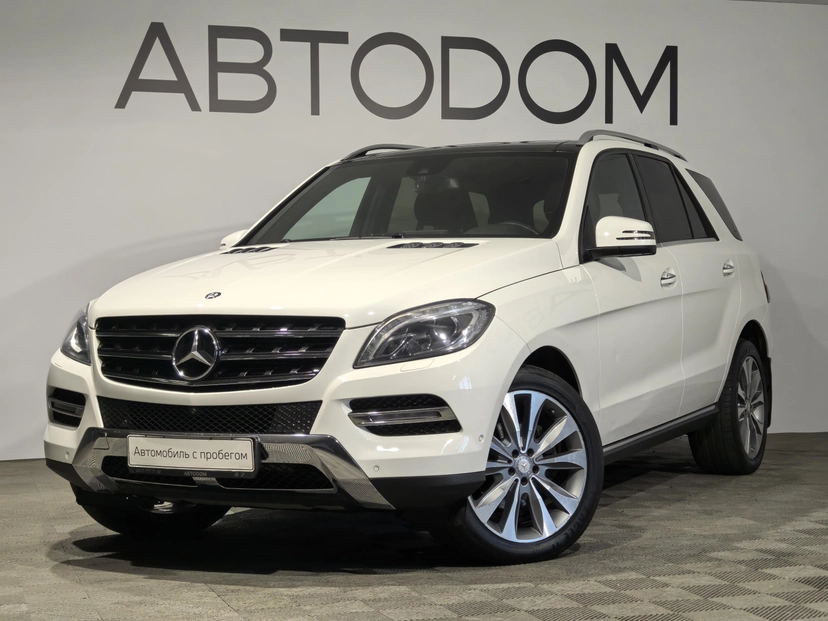 Автомобиль Mercedes-Benz M-Класс III поколение (W166) 350 3.0d AT 4Matic (249 л.с.) Особая серия Белый 2013 с пробегом 128 162 км