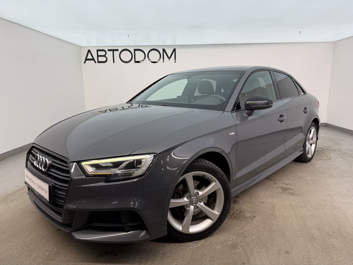 Автомобиль Audi A3 III (8V) [рестайлинг] 1.4 AMT (150 л.с.) Sport Серый 2018 с пробегом 137 819 км