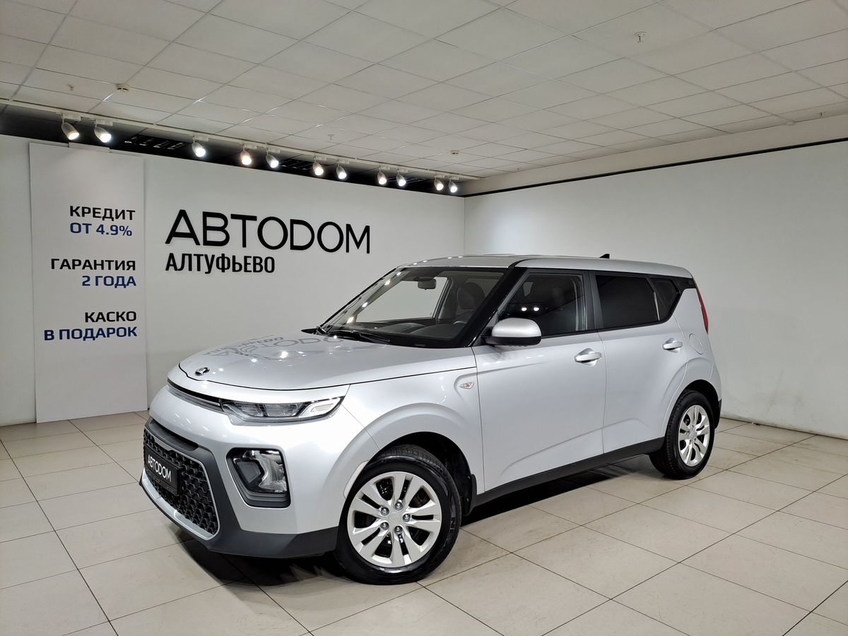 Автомобиль Kia Soul III поколение 1.6 AT (123 л.с.) Prestige Серебристый 2019 с пробегом 51 000 км