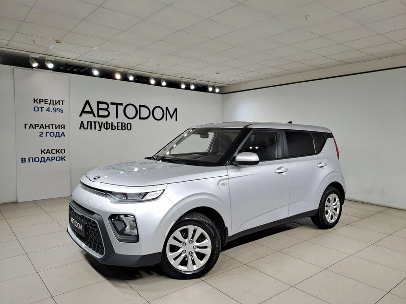 Автомобиль Kia Soul III поколение 1.6 AT (123 л.с.) Prestige Серебристый 2019 с пробегом 51 000 км