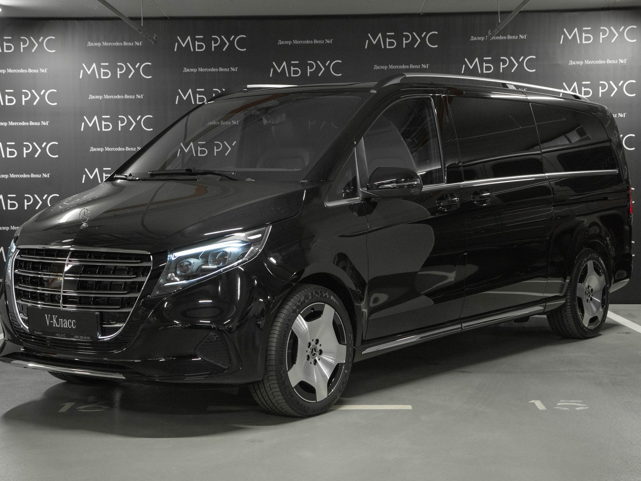 Mercedes-Benz V-Класс II (W447) [2-й рестайлинг] 2.0d AT 4Matic Extra Long (237 л.с.) Exclusive Чёрный 2026 