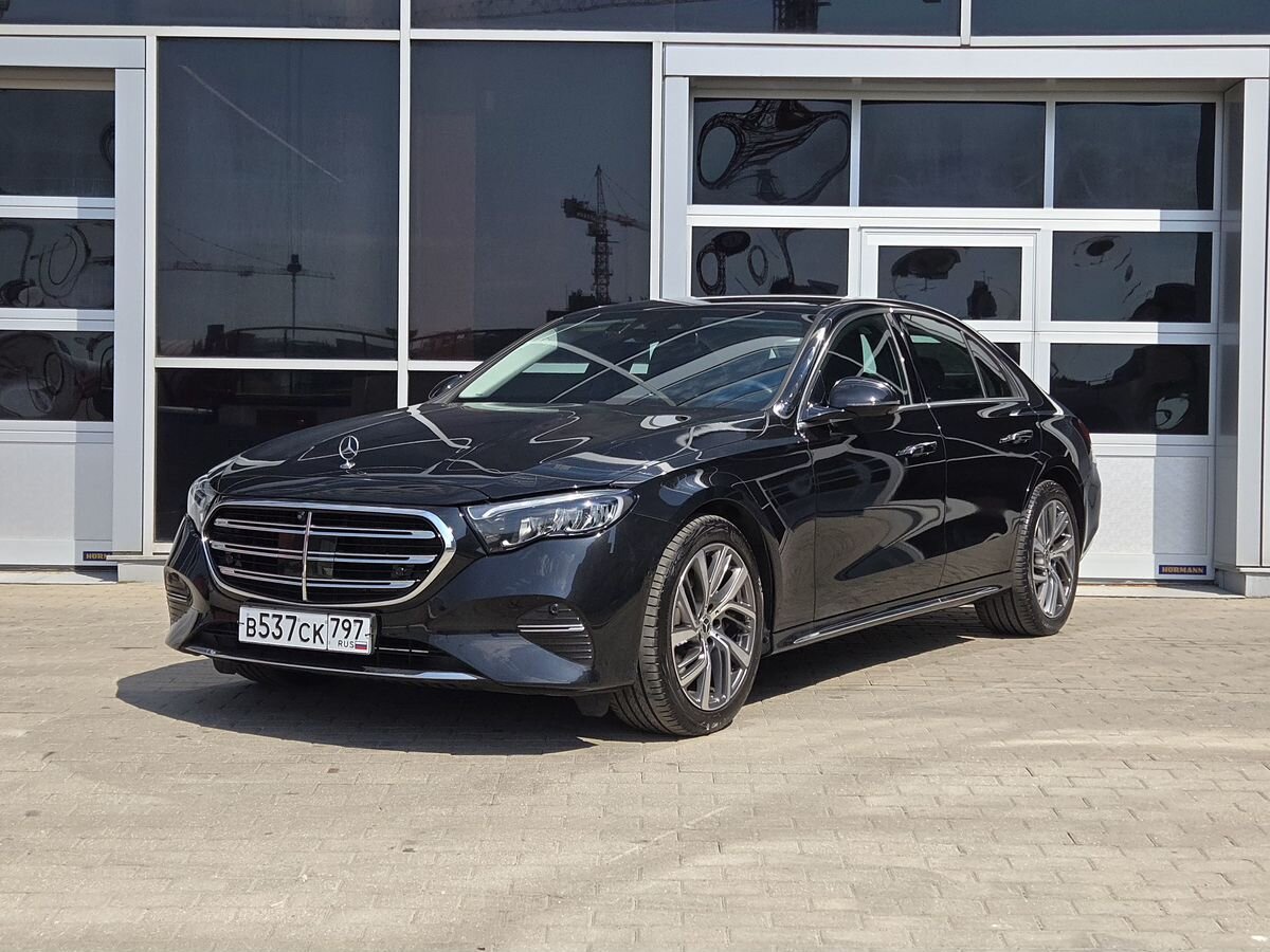 Mercedes-Benz E-Класс VI поколение (W214/S214) 2.0d AT 4Matic (197 л.с.) Base Чёрный 2024 с пробегом 11 200 км