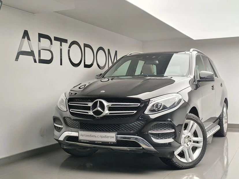 Автомобиль Mercedes-Benz GLE I поколение (W166) 300 3.5 AT 4Matic (249 л.с.) Grand Edition Чёрный 2016 с пробегом 61 220 км
