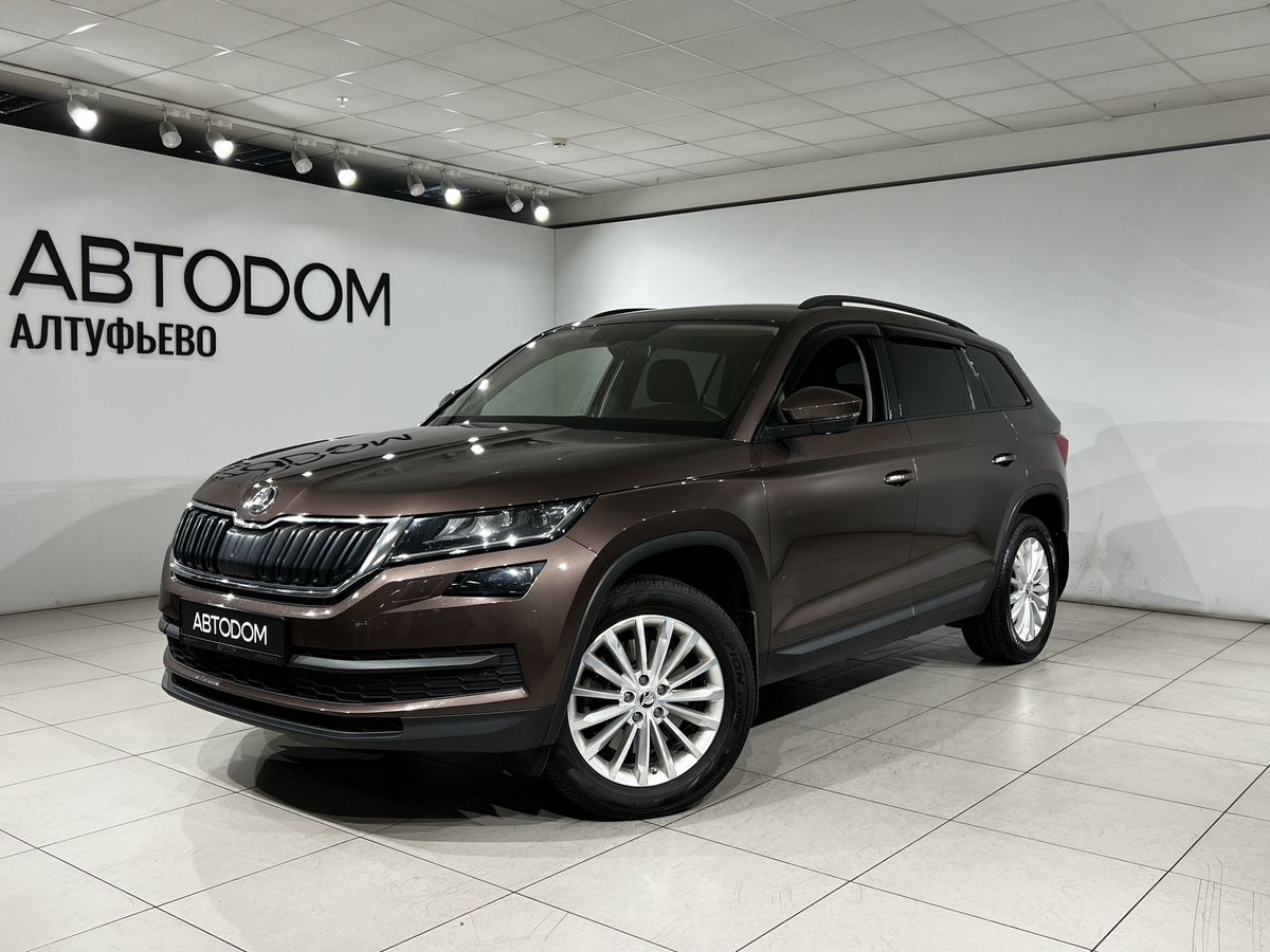 Skoda Kodiaq I поколение 2.0 AMT 4WD (180 л.с.) Style Коричневый 2018 с пробегом 105 000 км