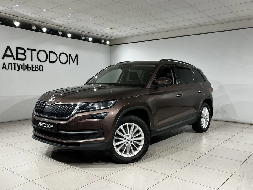 Skoda Kodiaq I поколение 2.0 AMT 4WD (180 л.с.) Style Коричневый 2018 с пробегом 105 000 км