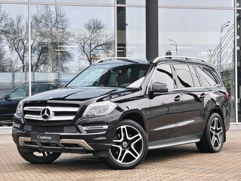 Автомобиль Mercedes-Benz GL II поколение (X166) 350 3.0d AT 4Matic (249 л.с.) Base Чёрный 2015 с пробегом 127 607 км