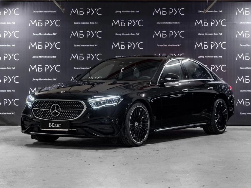 Автомобиль Mercedes-Benz E-Класс VI поколение (W214/S214) 2.0 AT 4Matic (258 л.с.) AMG Line Чёрный 2025 с пробегом 30 км