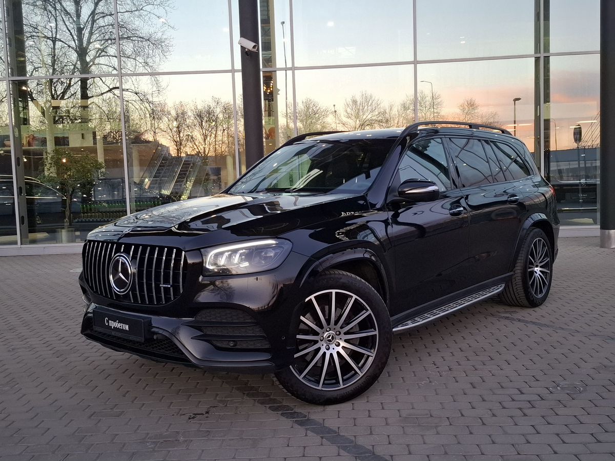 Автомобиль Mercedes-Benz GLS II поколение (X167) 450 3.0 AT 4Matic (367 л.с.) Sport Чёрный 2021 с пробегом 113 939 км