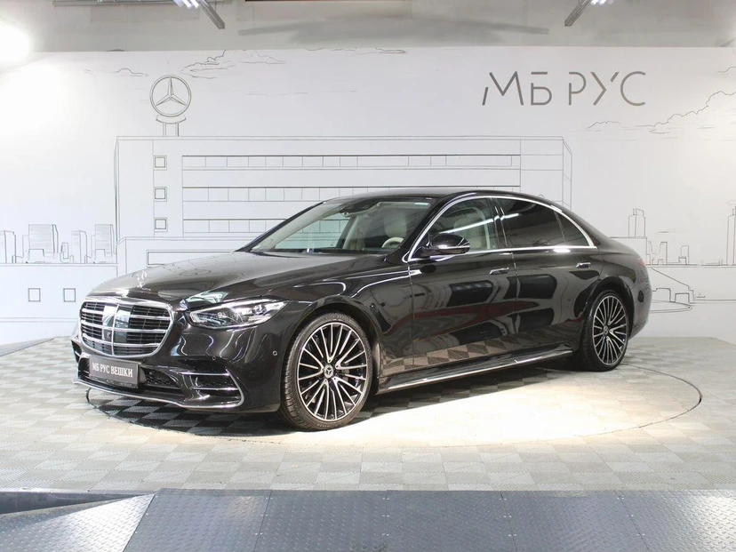 Mercedes-Benz S-Класс VII поколение (W223) 450 3.0 AT 4Matic (367 л.с.) Business Чёрный 2021 с пробегом 12 757 км