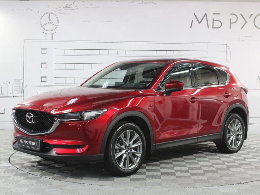Автомобиль Mazda CX-5 II поколение 2.5 AT 4WD (194 л.с.) Supreme Красный 2022 с пробегом 36 760 км