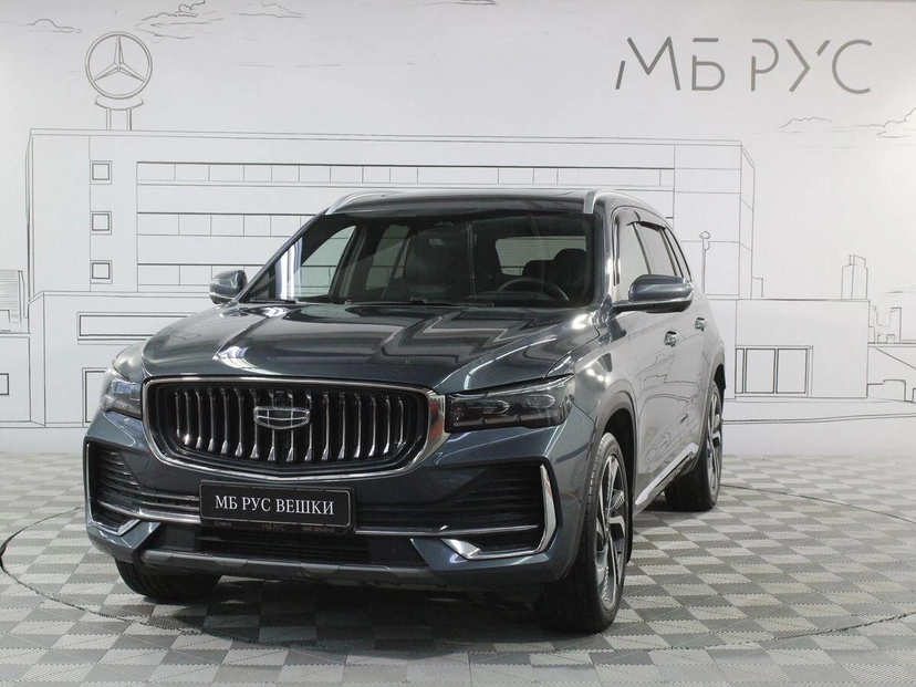 Автомобиль Geely Monjaro I поколение 2.0 AT 4WD (238 л.с.) Flagship Серый 2024 с пробегом 65 000 км