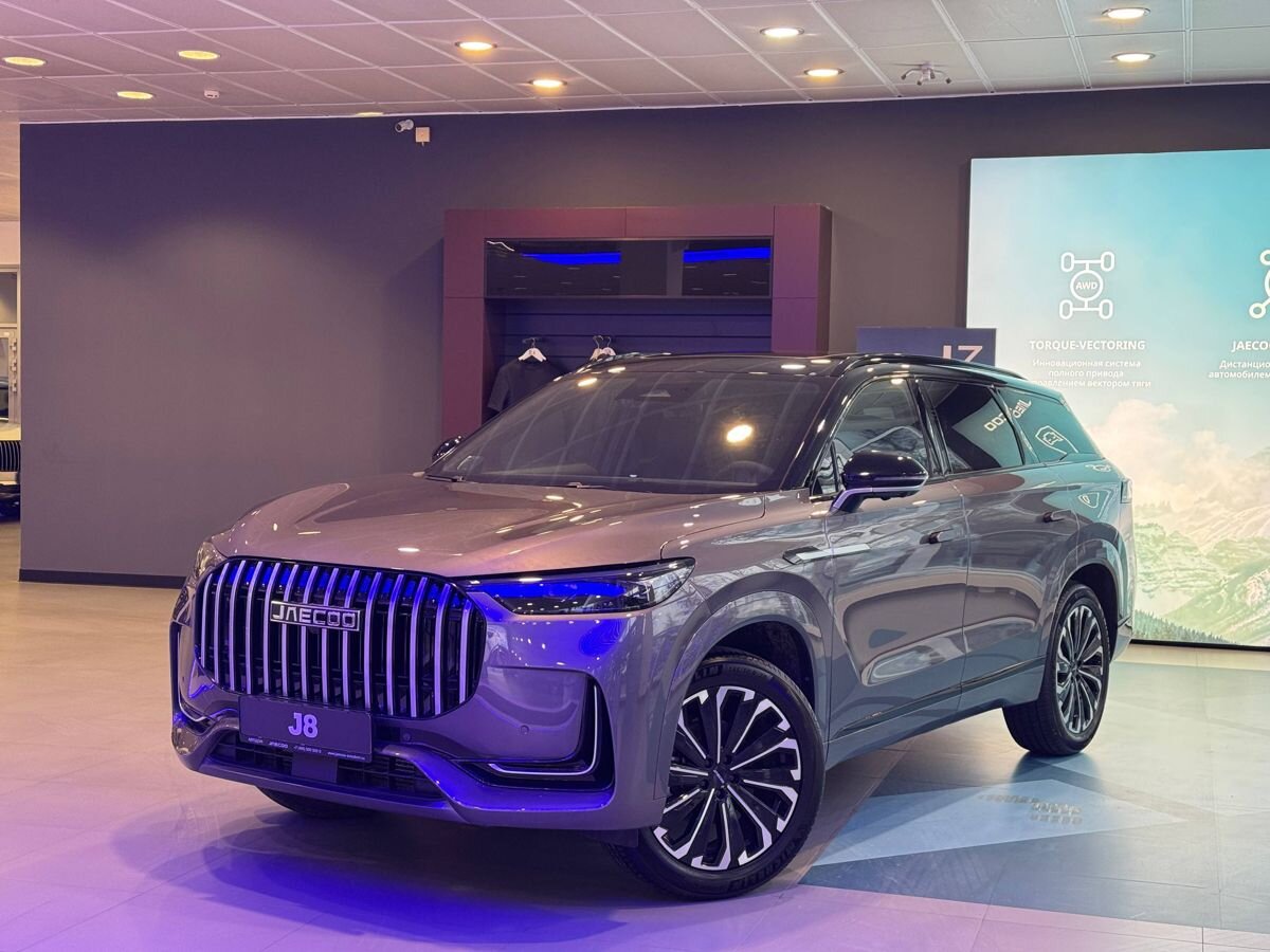 Автомобиль Jaecoo J8 I поколение 2.0 AMT 4WD (249 л.с.) Supreme Серый 2025 