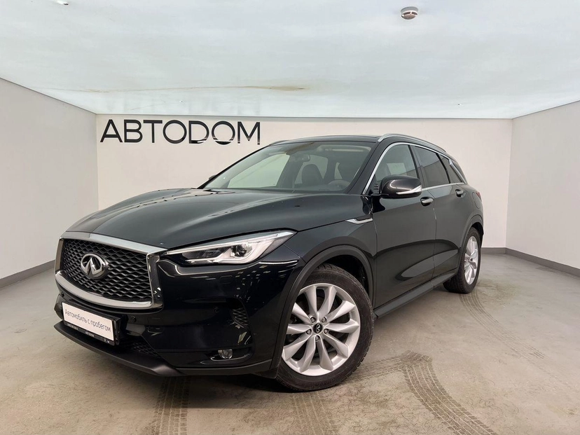 Автомобиль Infiniti QX50 II поколение 2.0 CVT 4WD (249 л.с.) Pure Чёрный 2018 с пробегом 60 200 км