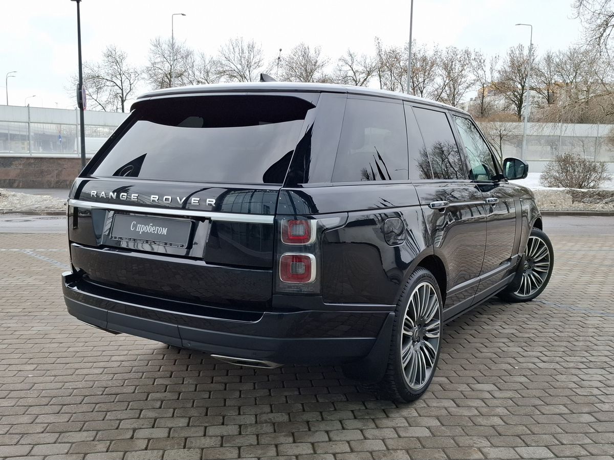 Автомобиль Land Rover Range Rover IV [рестайлинг] 4.4d AT 4WD (339 л.с.) Vogue SE Чёрный 2020 с пробегом 62 500 км
