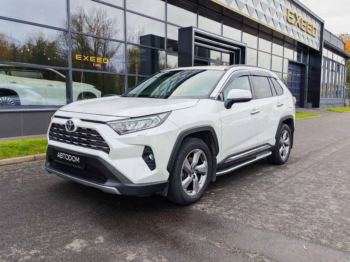 Toyota RAV4 V поколение (XA50) 2.0 CVT 4WD (149 л.с.) Comfort Белый 2020 с пробегом 54 440 км