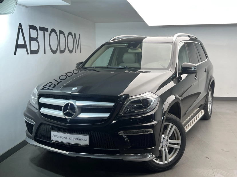 Автомобиль Mercedes-Benz GL II поколение (X166) 350 BlueTEC 3.0d AT 4Matic (249 л.с.) Base Чёрный 2013 с пробегом 176 365 км