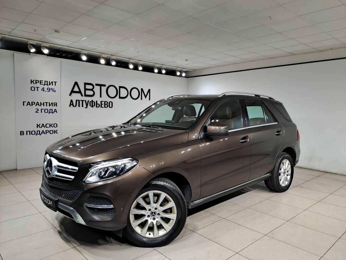 Mercedes-Benz GLE I поколение (W166) 350 3.0d AT 4Matic (249 л.с.) Особая серия Коричневый 2017 с пробегом 321 000 км