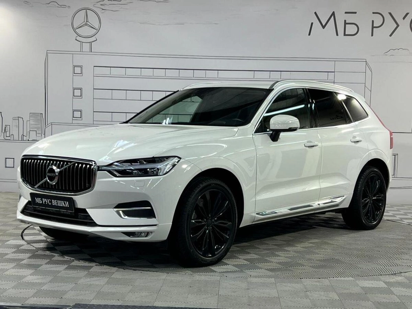 Автомобиль Volvo XC60 II поколение 2.0 AT 4WD (249 л.с.) Inscription Белый 2020 с пробегом 91 000 км
